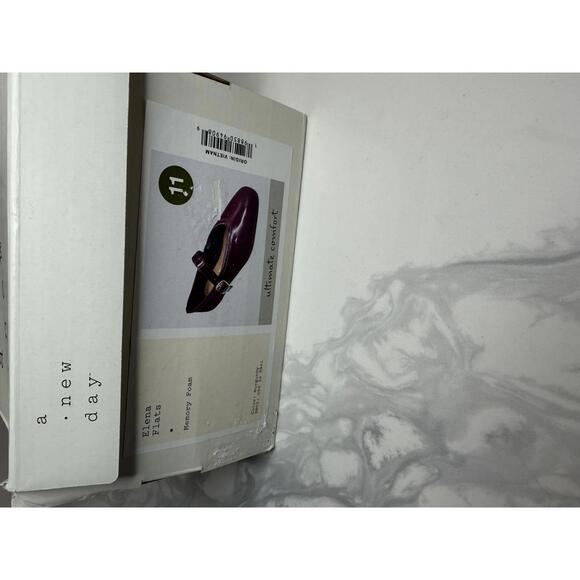 Women's Elena Mary Jane Flats with Memory Foam Insole - A New Day Size 11 - Picture 7 of 7